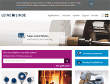 Tablet Screenshot of leinelinde.se