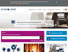 Tablet Screenshot of leinelinde.it